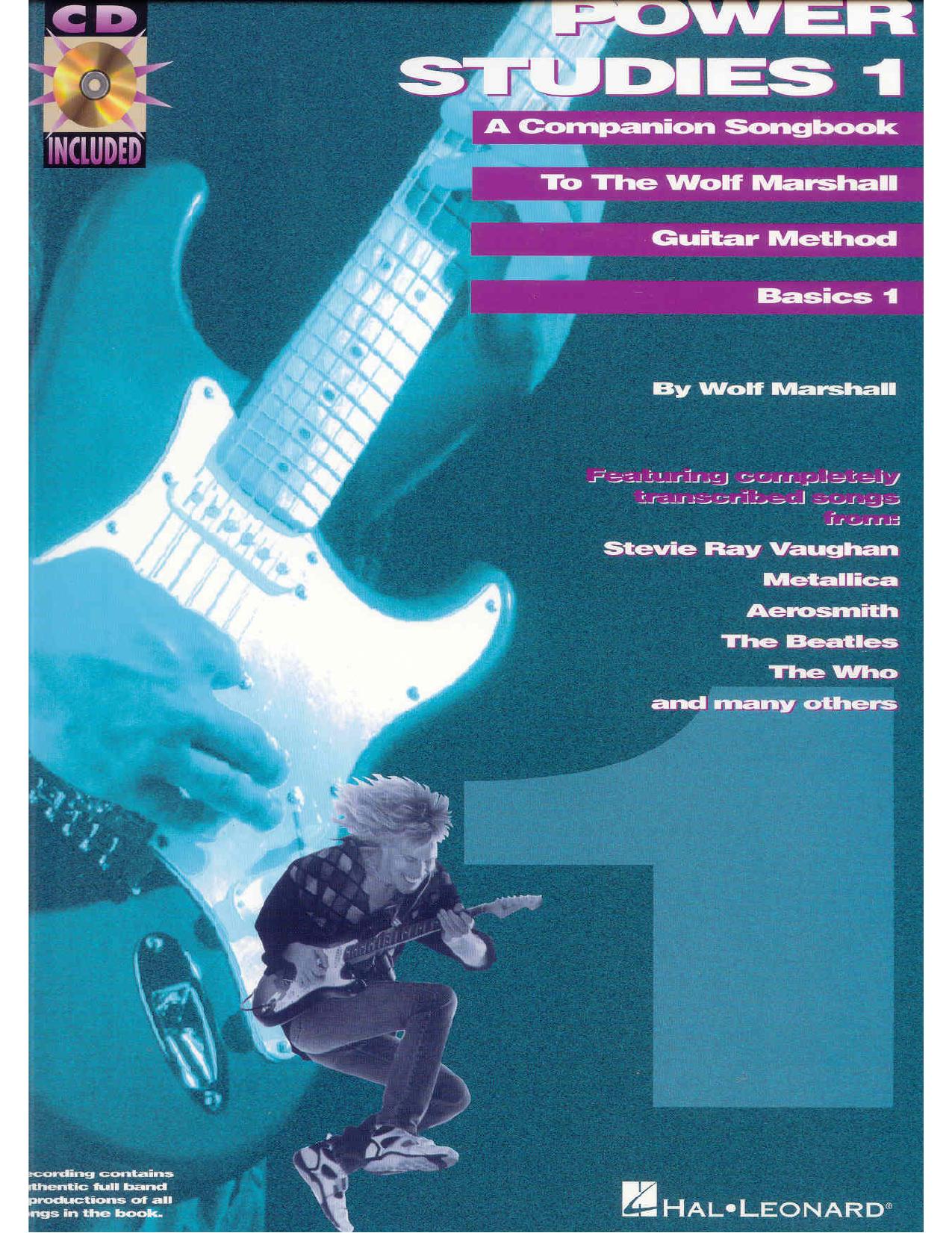 The Wolf Marshall Guitar Method by Power Studies 1