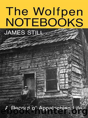 The Wolfpen Notebooks: A Record of Appalachian Life by James Still