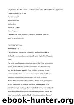 The Wolves of the Calla by Stephen King