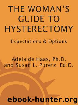 The Woman's Guide to Hysterectomy by Adelaide Haas