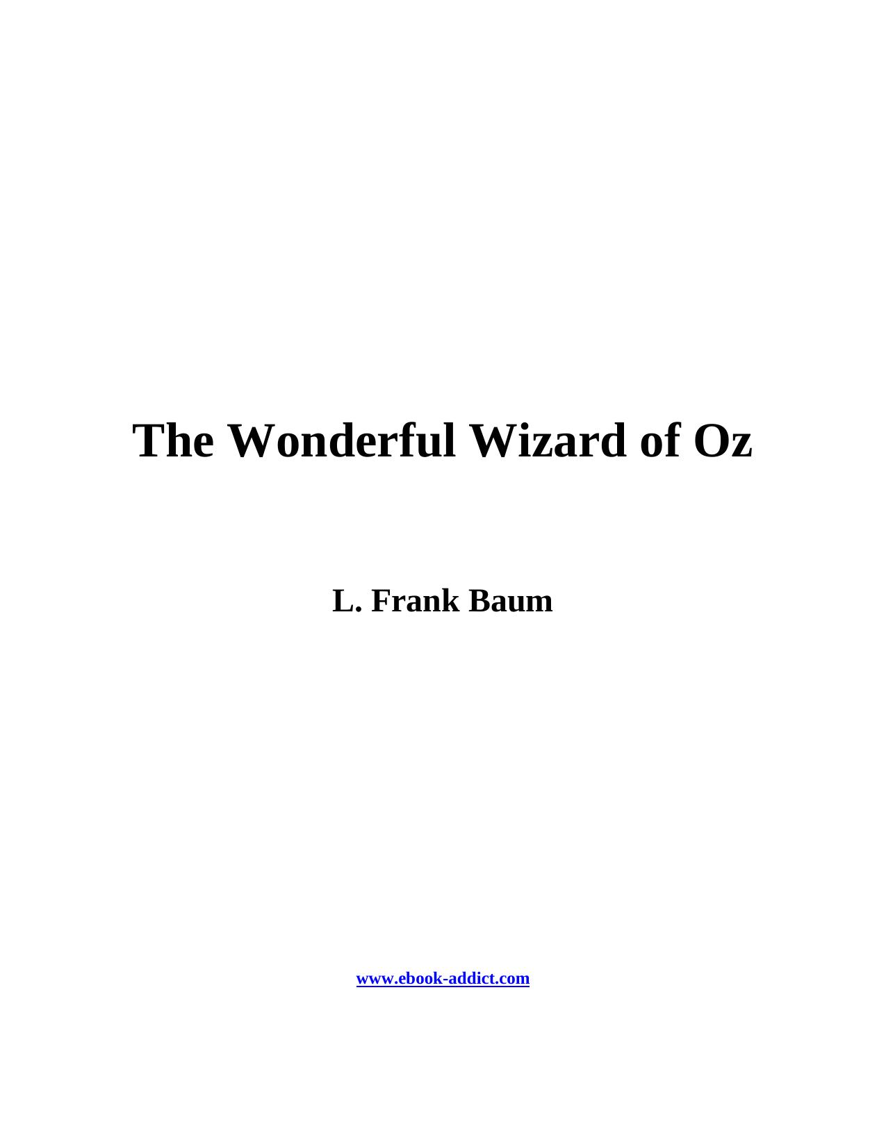 The Wonderful Wizard of Oz by Quang Anh