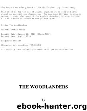 The Woodlanders by Thomas Hardy