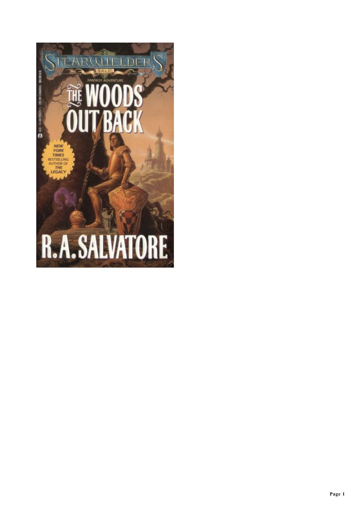 The Woods Out Back by R. A. Salvatore