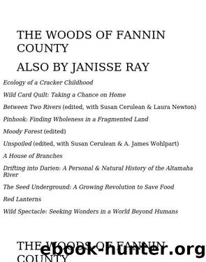 The Woods of Fannin County by Unknown