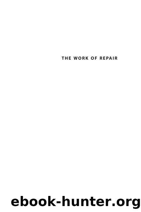The Work of Repair: Capacity after Colonialism in the Timber Plantations of South Africa by Thomas Cousins