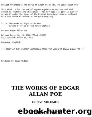 The Works of Edgar Allan Poe â Volume 4 by Edgar Allan Poe
