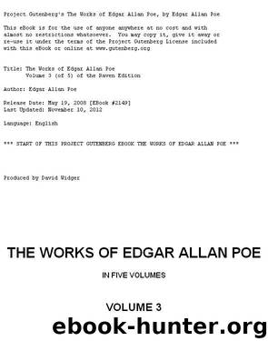 The Works of Edgar Allan Poe — Volume 3 by Edgar Allan Poe