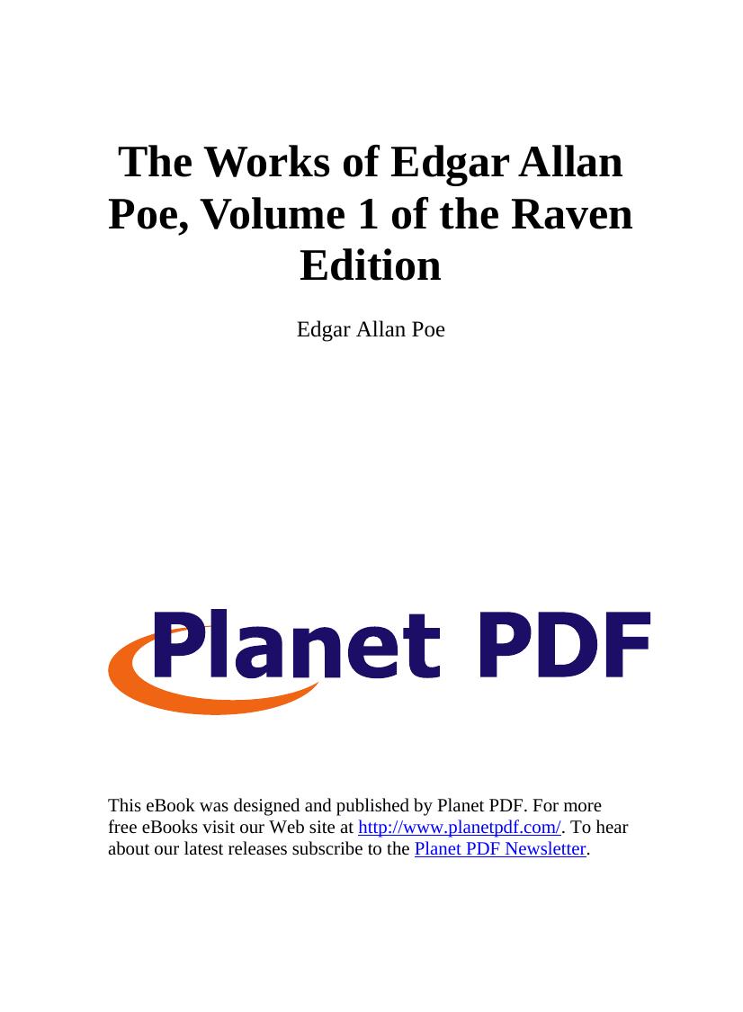 The Works of Edgar Allan Poe by Edgar Allan Poe