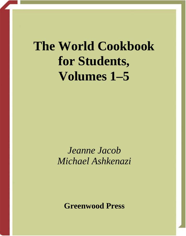 The World Cookbook for Students by Unknown