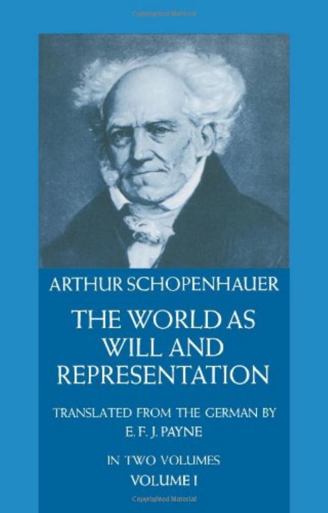 The World as Will and Representation by Arthur Schopenhauer