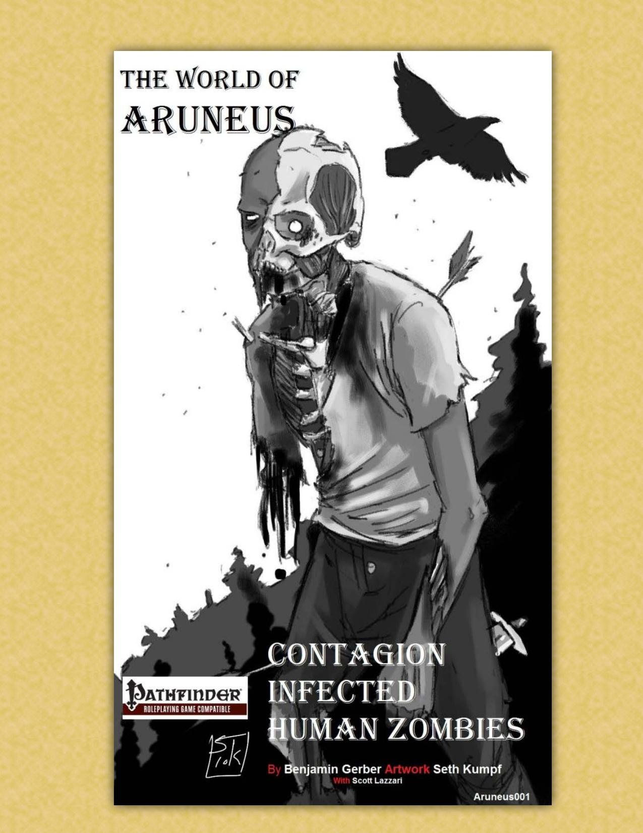 The World of Aruneus: Contagion Infected Human Zombies by Troll in the Corner