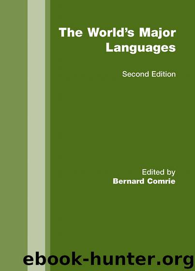 The World’s Major Languages by Bernard Comrie