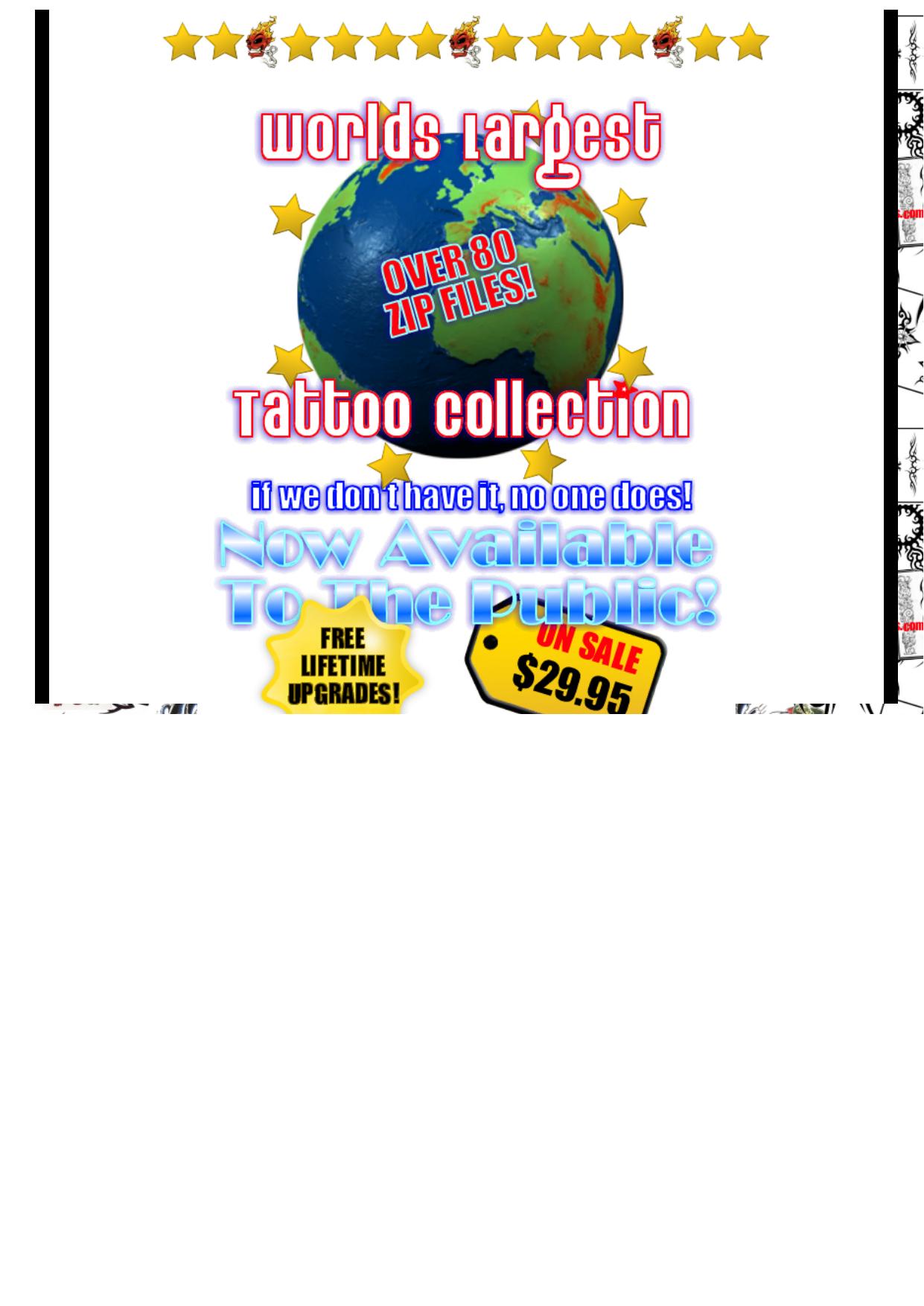 The Worlds Largest Tattoo Collection. by Best of Kuszter's Collection