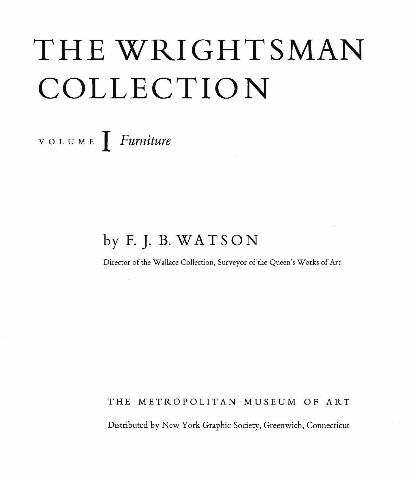 The Wrightsman Collection by Charles B Wrightsman