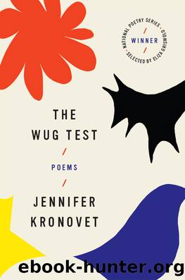 The Wug Test by Jennifer Kronovet