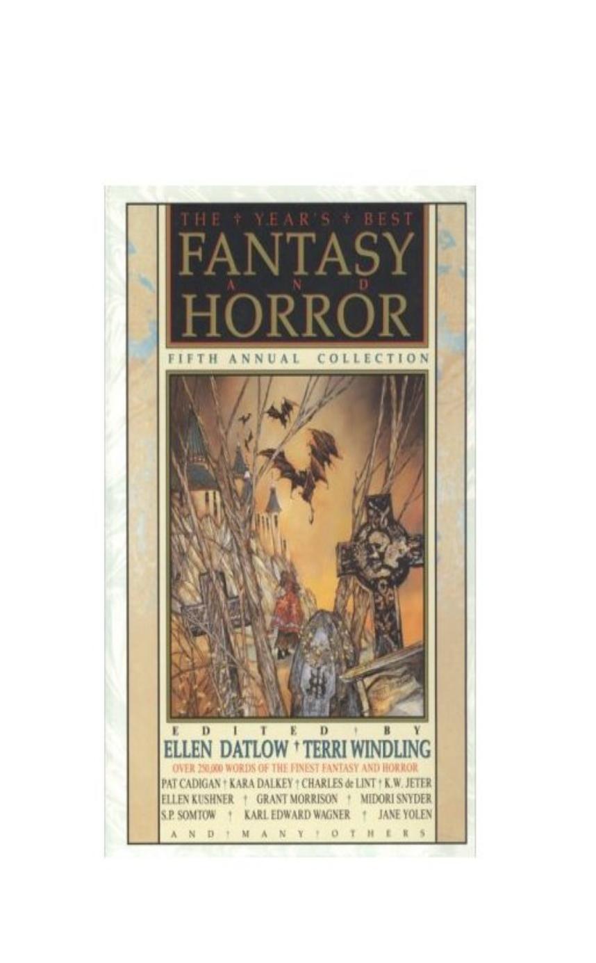 The Year's Best Fantasy and Horror: Fifth Annual Collection by unknow