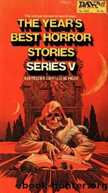 The Year's Best Horror Stories 05 by Gerald W. Page