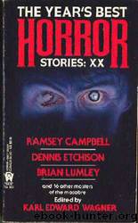 The Year's Best Horror Stories 20 by Karl Edward Wagner