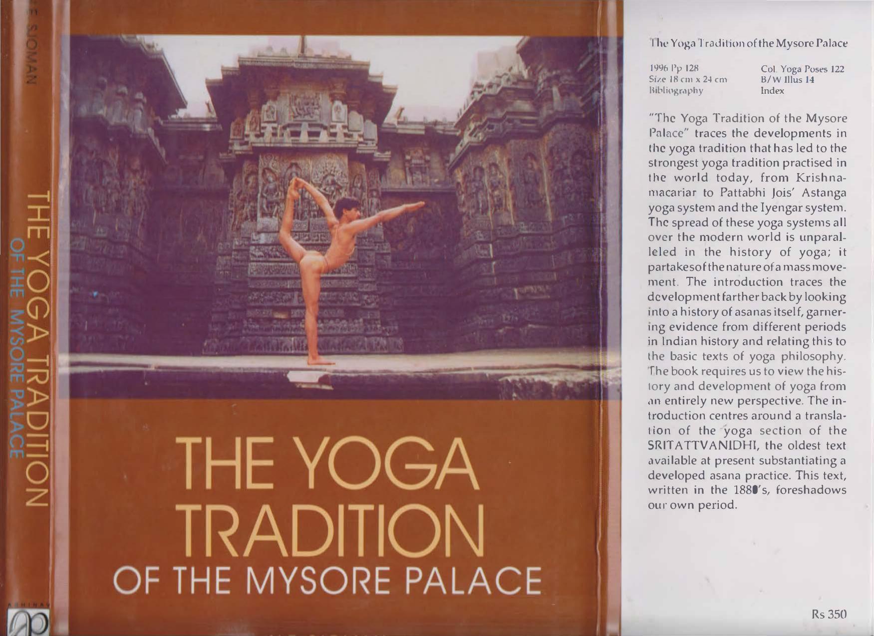 The Yoga Tradition of the Mysore Palace Complete Opt OCR by Unknown