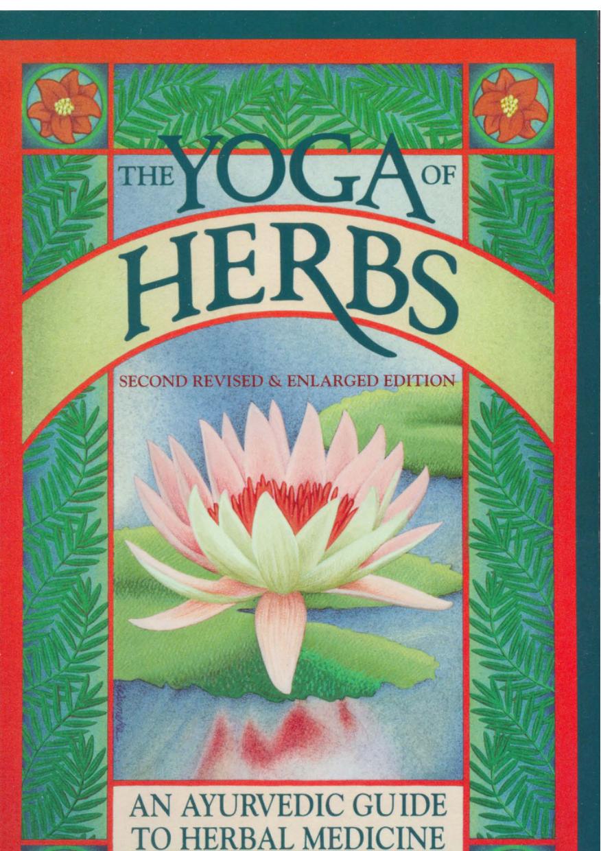 The Yoga of Herbs by Unknow