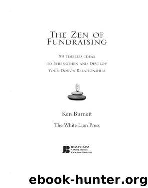 The Zen of Fundraising by Ken Burnett