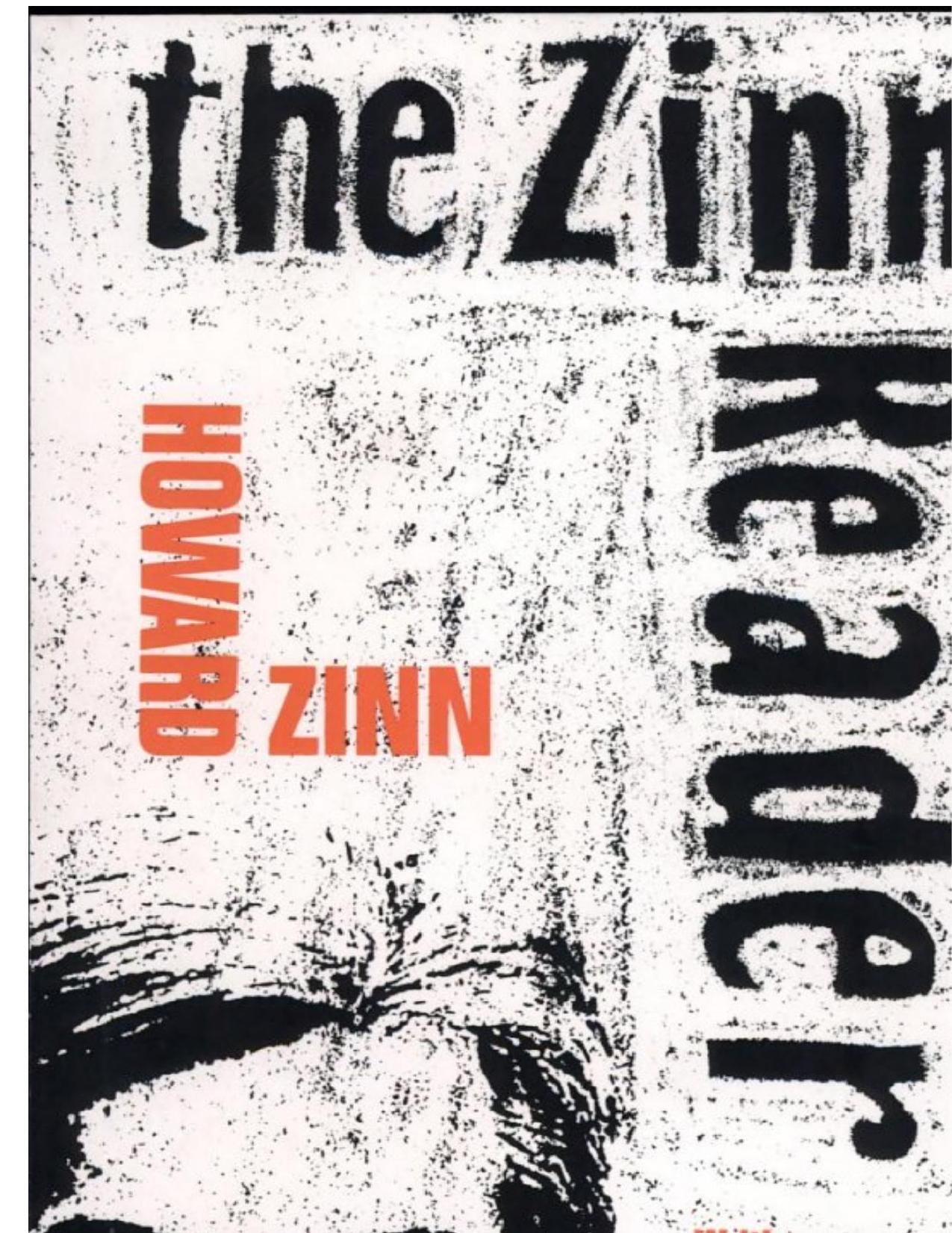 The Zinn reader by Howard Zinn