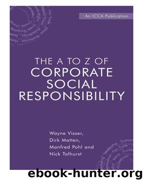 The a to Z of Corporate Social Responsibility by Wayne Visser