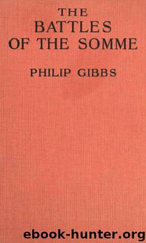 The battles of the Somme by Philip Gibbs