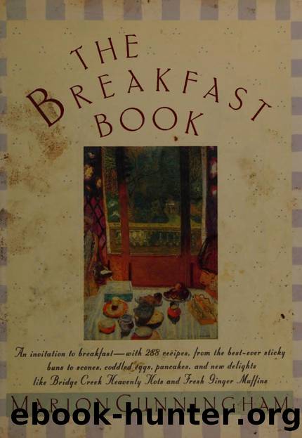 The breakfast book by Cunningham Marion