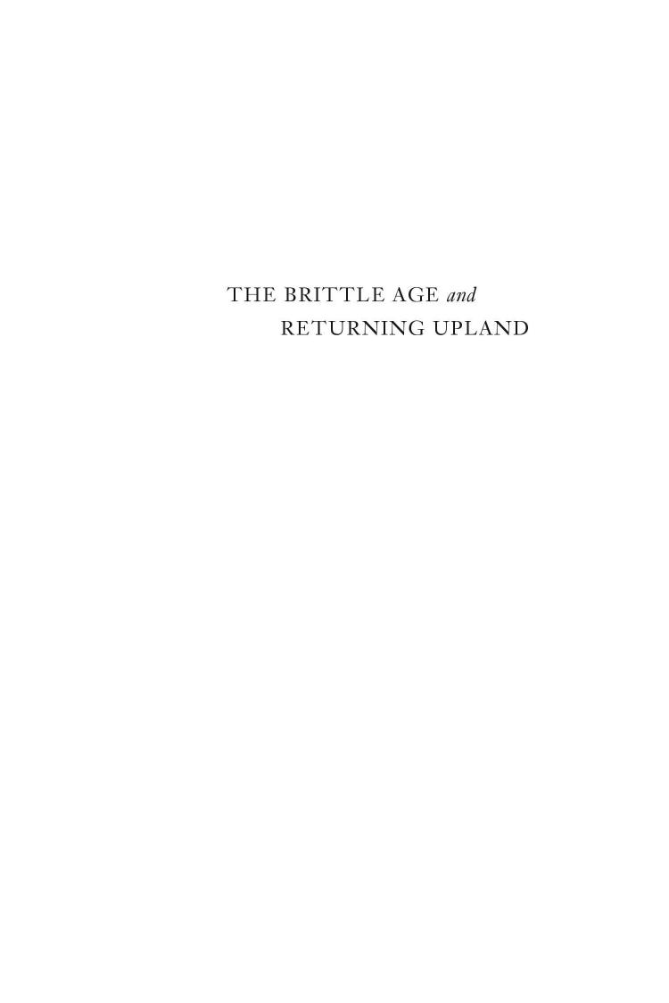 The brittle age : and, Returning upland by Char René