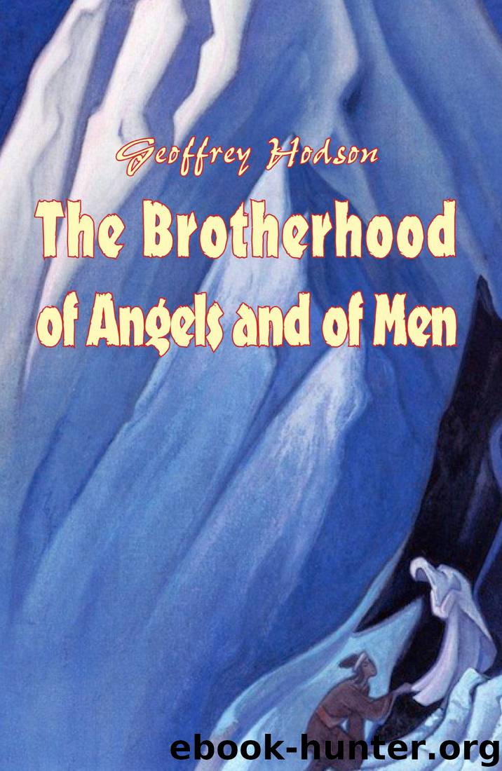 The brotherhood of angels and of men by Geoffrey Hodson