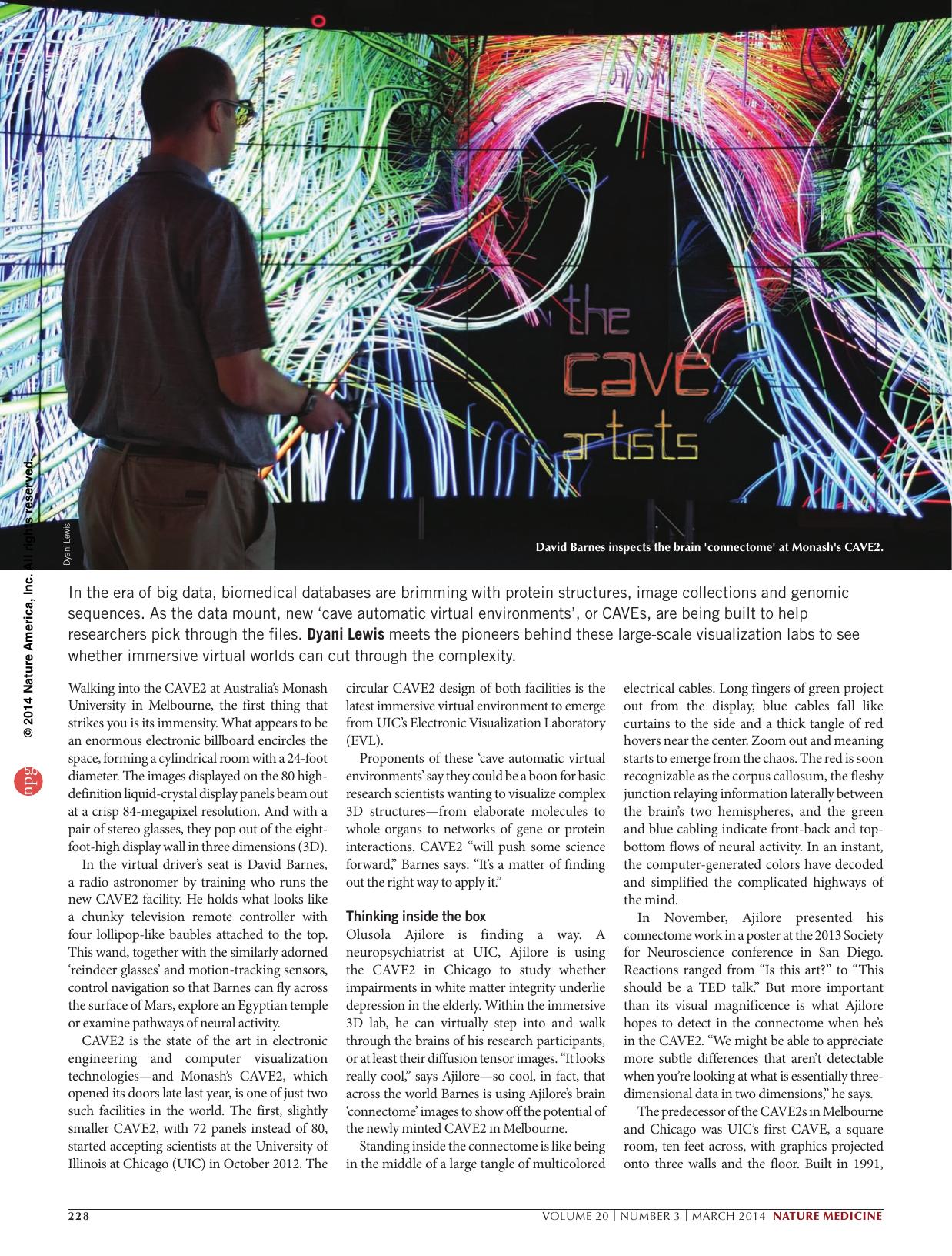 The cave artists by Dyani Lewis