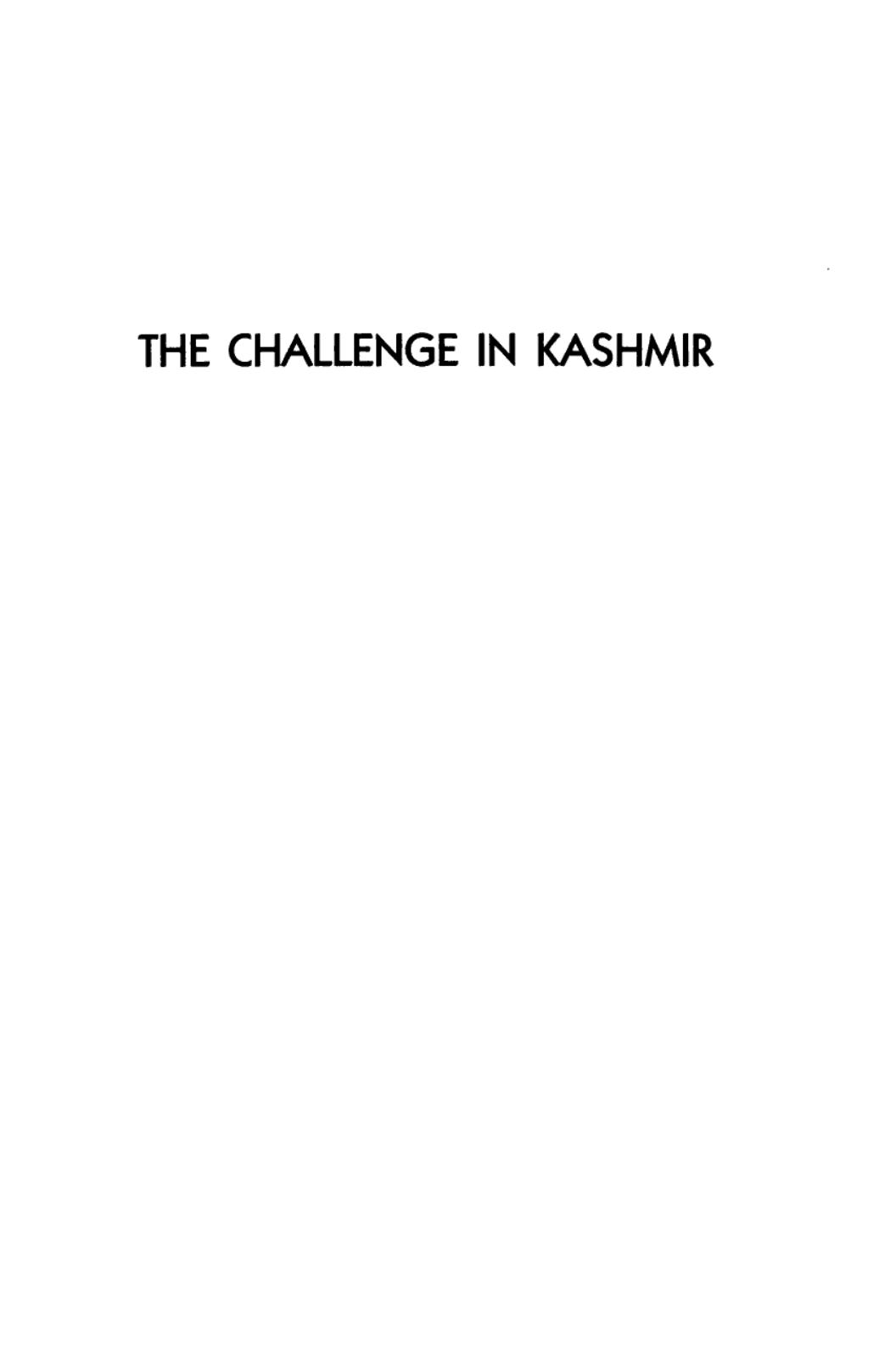 The challenge in Kashmir : democracy, self-determination, and a just peace by Sumantra Bose