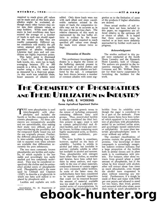 The chemistry of phosphatides and their utilization in industry by Unknown