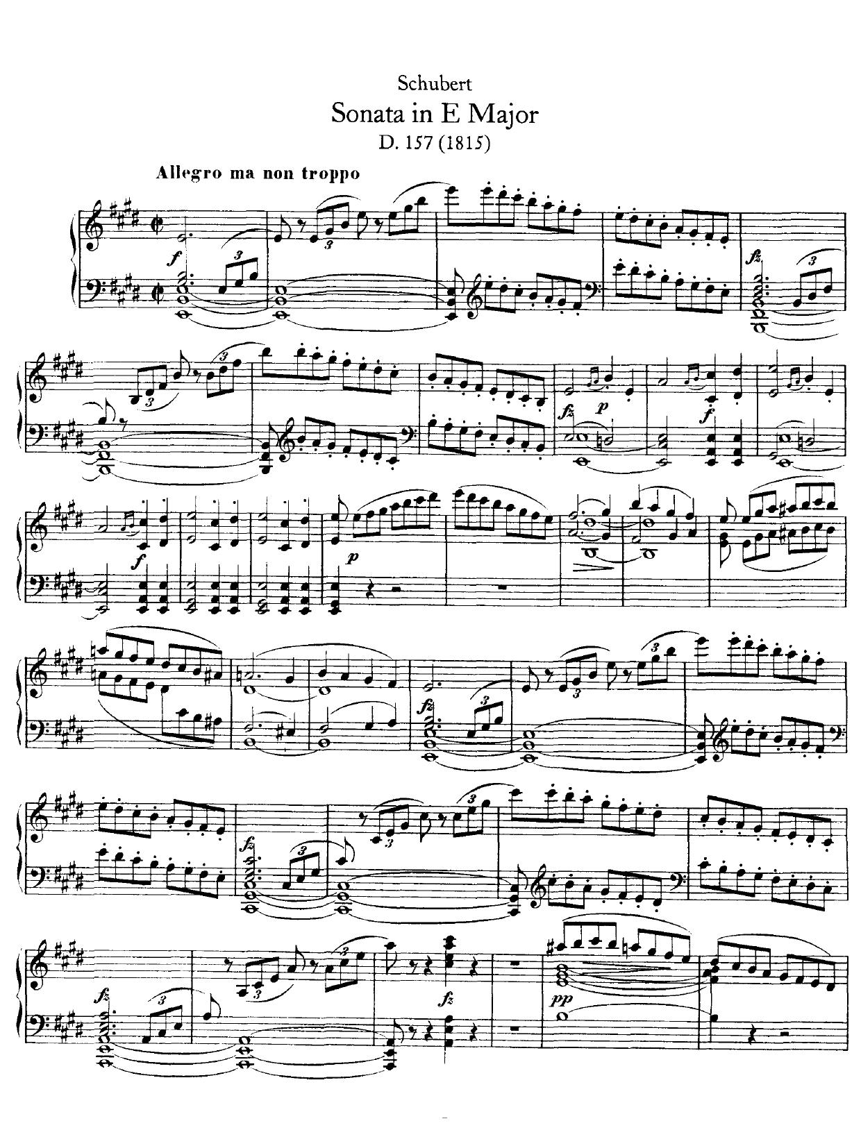 The complete Piano Sonatas for piano solo by Schubert Franz
