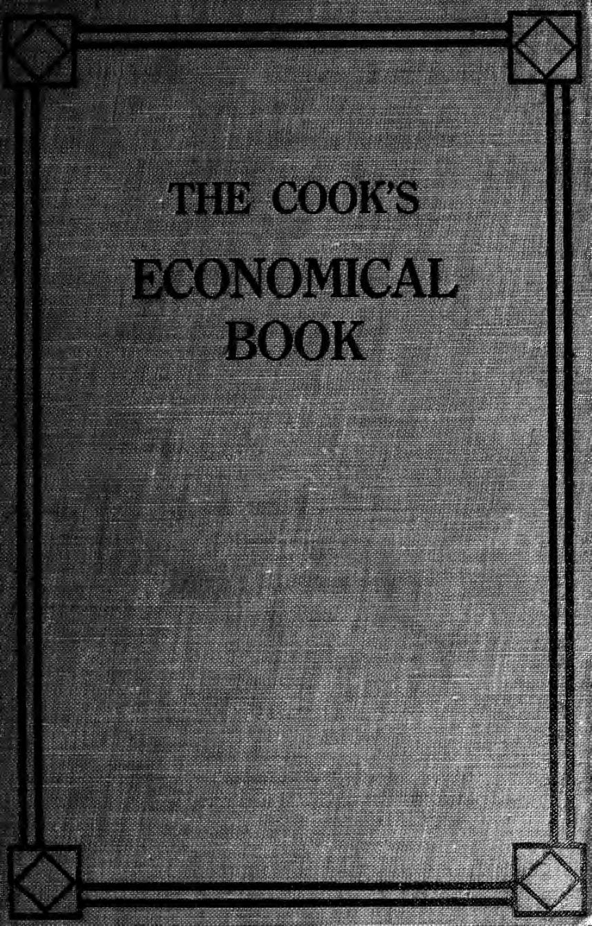 The cook's economical book by Davis Mary C. Mrs