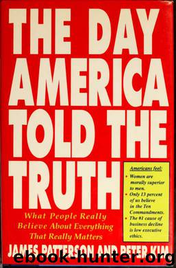 The day America told the truth : what people really believe about everything that really matters by Patterson James 1947-;Kim Peter & Kim Peter