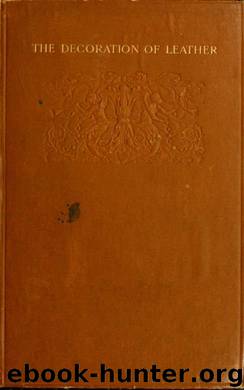 The decoration of leather by Récy Georges de & Nathan Maude