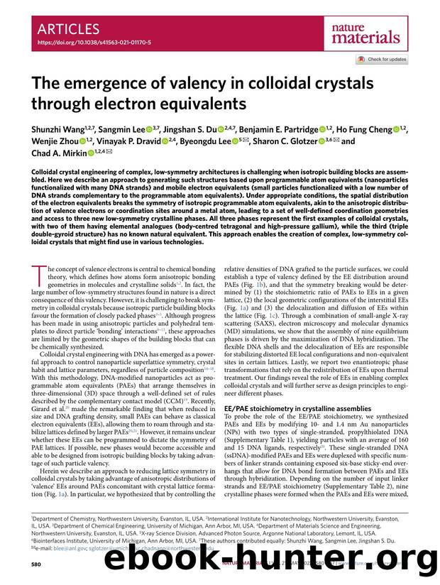 The emergence of valency in colloidal crystals through electron equivalents by unknow
