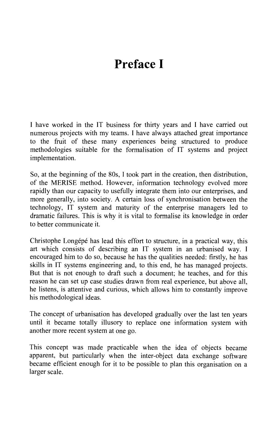 The enterprise architecture IT project: the urbanisation paradigm by Unknow