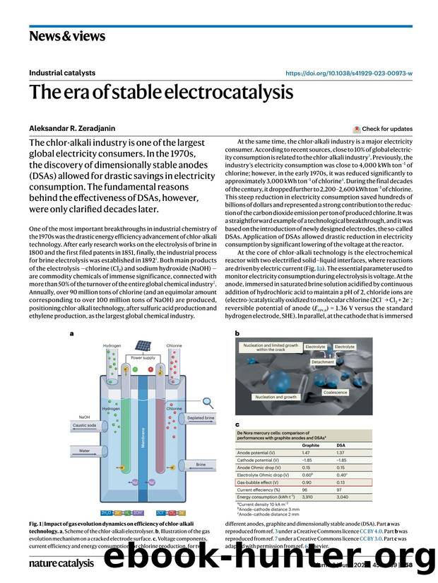 The era of stable electrocatalysis by Aleksandar R. Zeradjanin