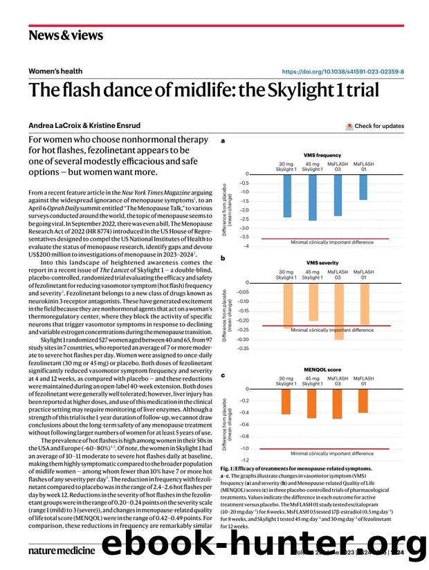 The flash dance of midlife: the Skylight 1 trial by Andrea LaCroix & Kristine Ensrud