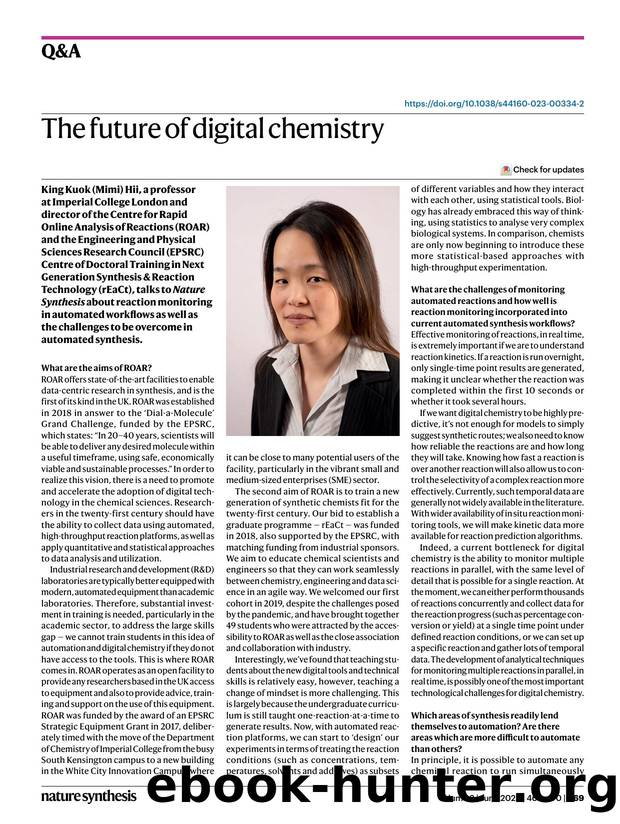 The future of digital chemistry by Peter Seavill