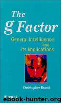 The g factor by Christopher Brand