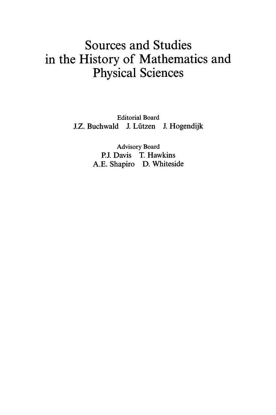 The geometry of an art: the history of the mathematical theory of perspective from Alberti to Monge by Kirsti Andersen