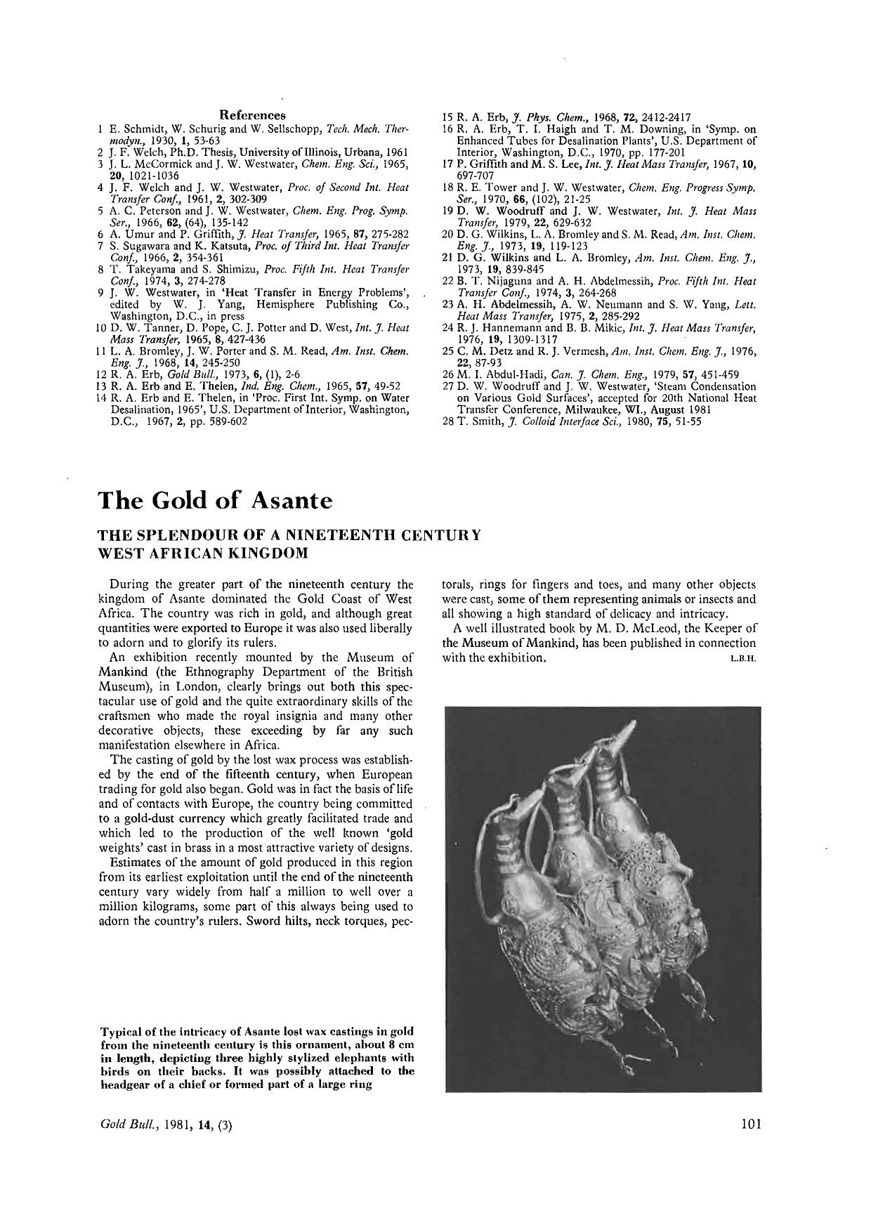 The gold of asante by Unknown