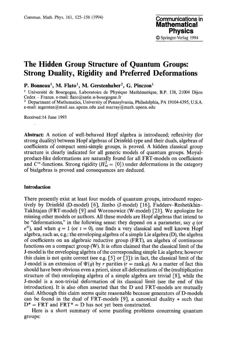 The hidden group structure of quantum groups: Strong duality, rigidity and preferred deformations by Unknown