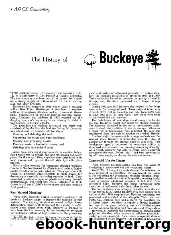 The history of buckeye by Unknown