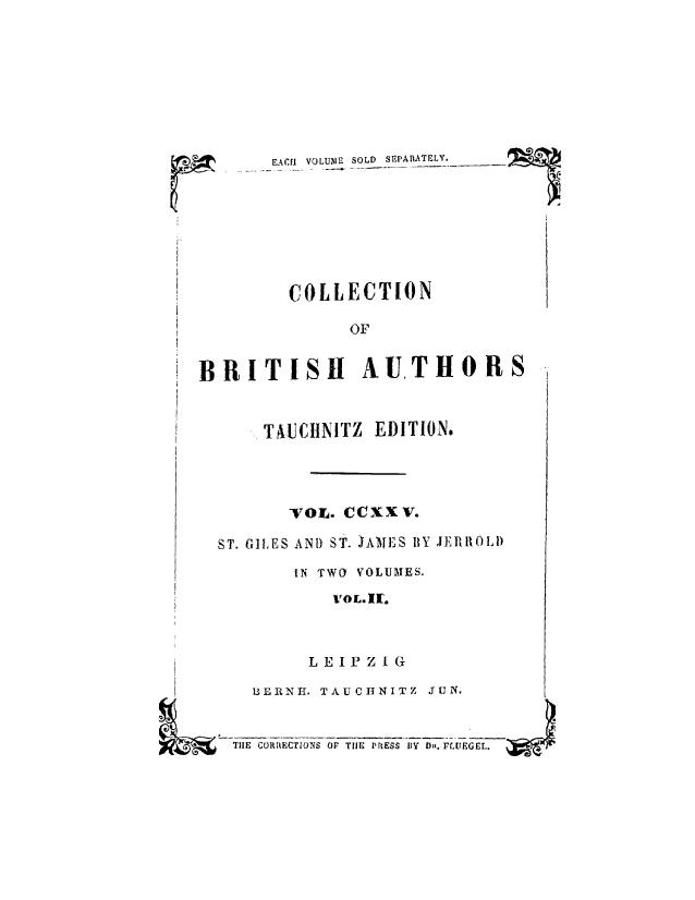 The history of st giles and st james in 2 vol. vol. 2 by 1852