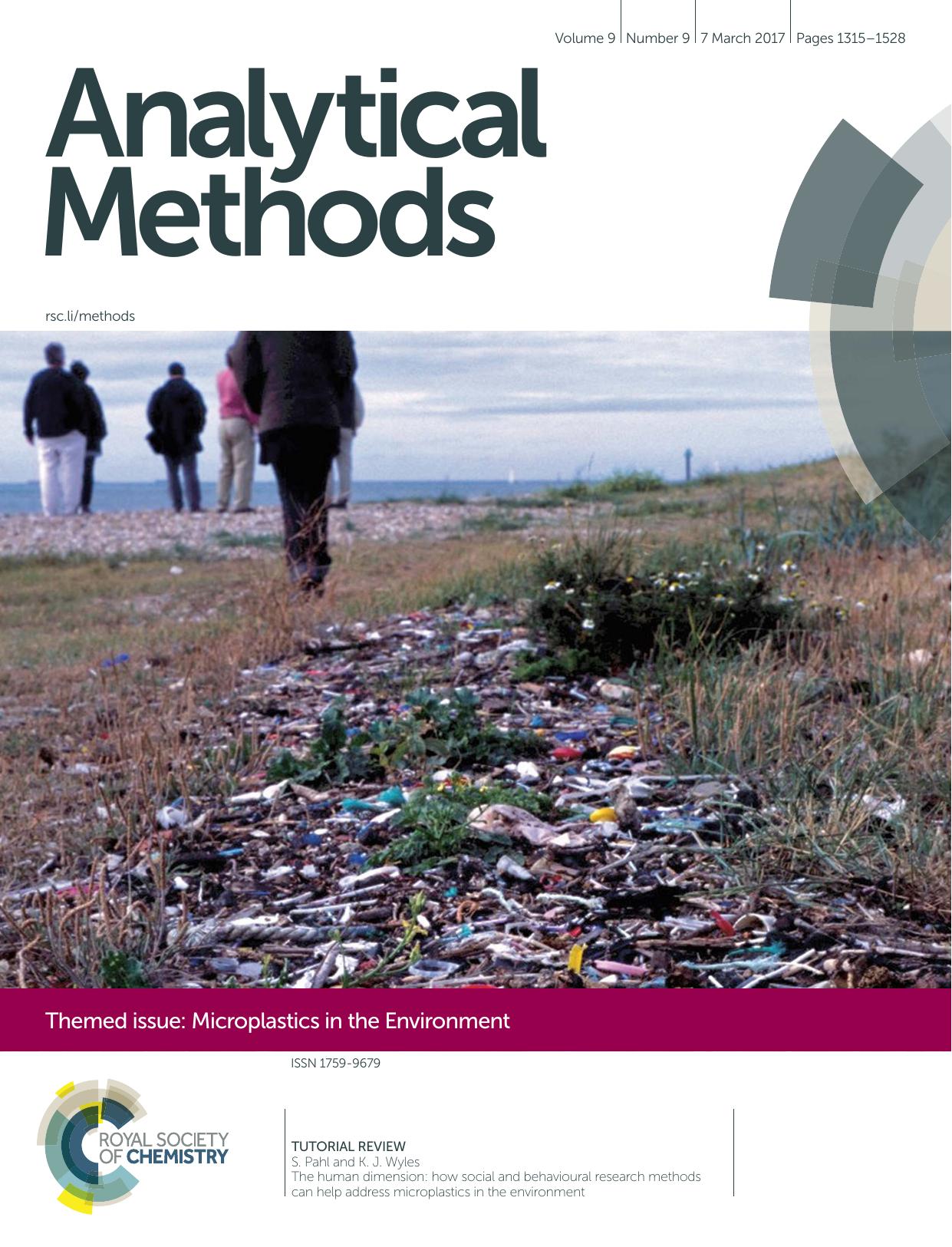 The human dimension: how social and behavioural research methods can help address microplastics in the environment by S. Pahl & K. J. Wyles